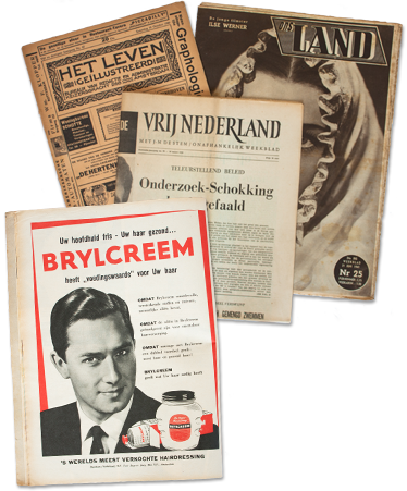 Oude tijdschriften uit de oorlogsperiode